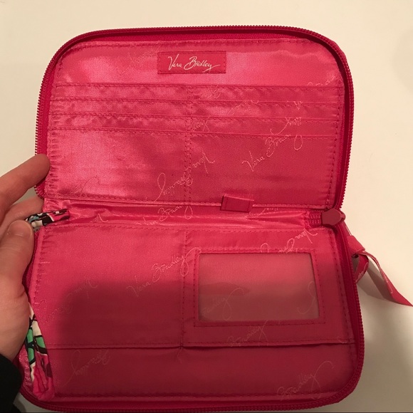 Vera Bradley Pink Crossbody Purse and Wallet - Picture 4 of 4